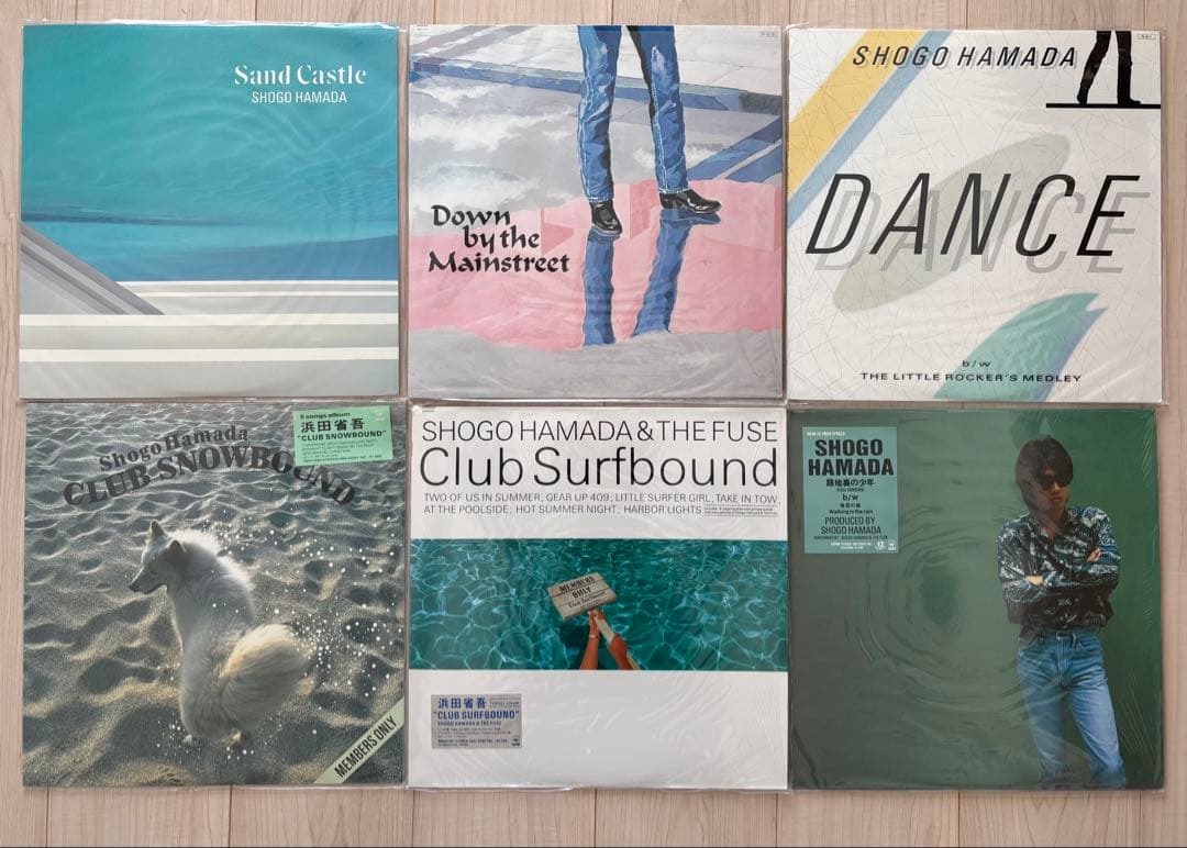 浜田省吾　アナログ盤ＬP まとめて24枚セット