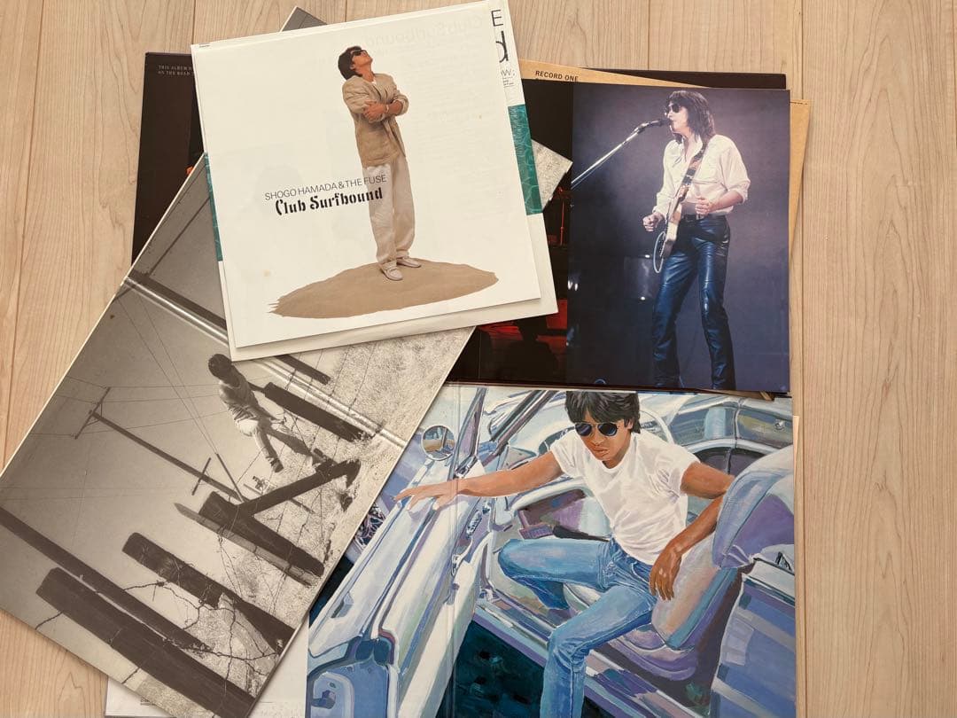 浜田省吾　アナログ盤ＬP まとめて24枚セット