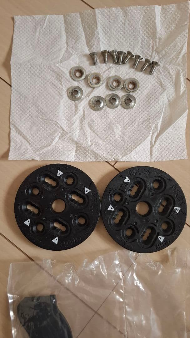 FLUX CV スノーボードビンディング Mサイズ ネイビー