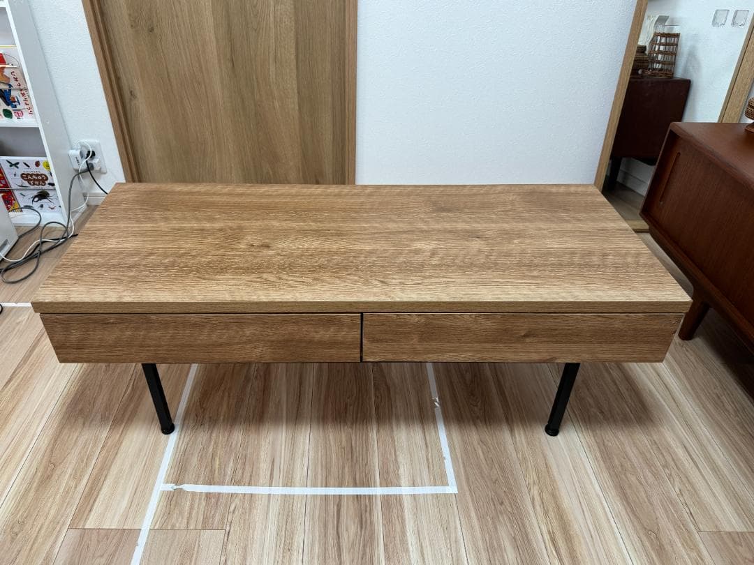 LOWYA リビングテーブル ローテーブル ローデスク コーヒーテーブル