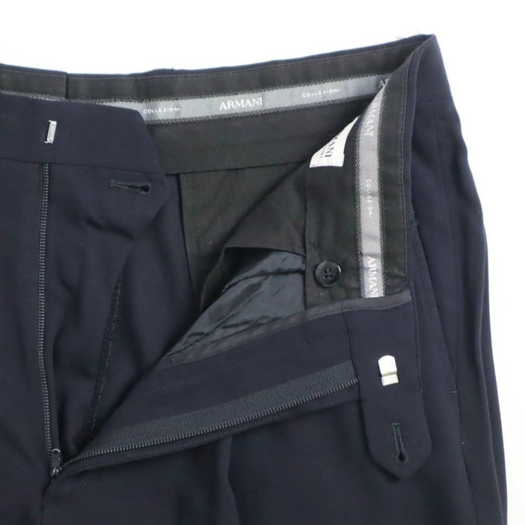 giorgio armani collezioni 2タック ワイドスラックス