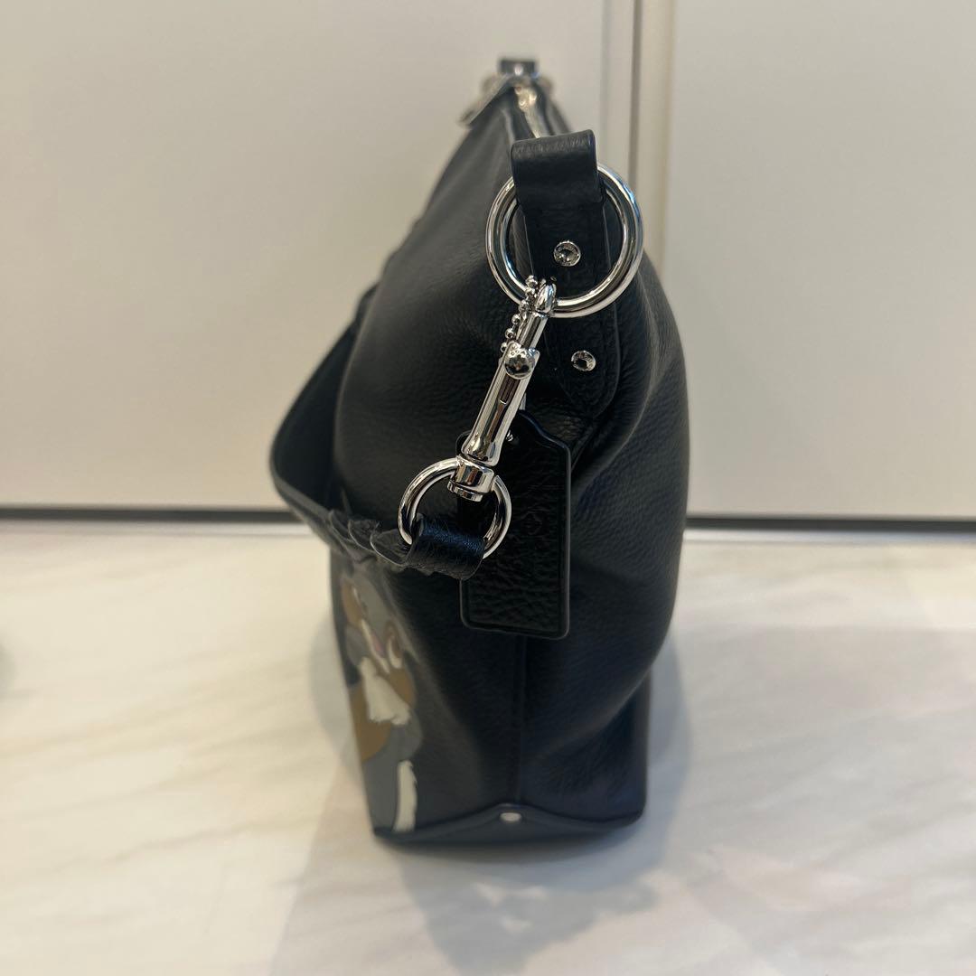 【美品】COACH×Disney とんすけ 2WAYショルダーバッグ レザー