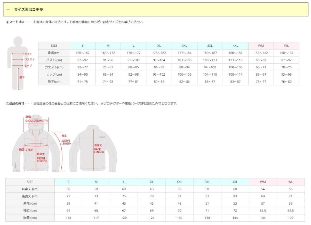 RSタイチ　RSJ723 モトレック ウィンターパーカ　3XL