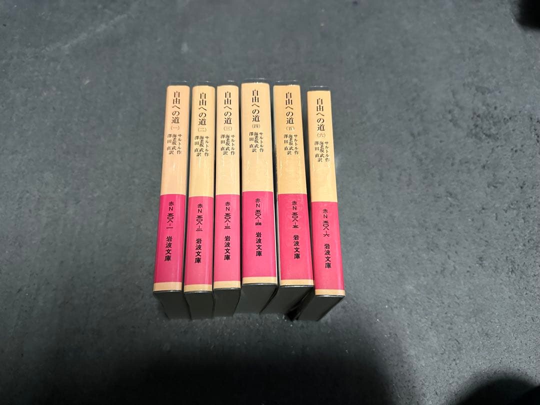 自由への道　サルトル　全6冊揃　岩波文庫