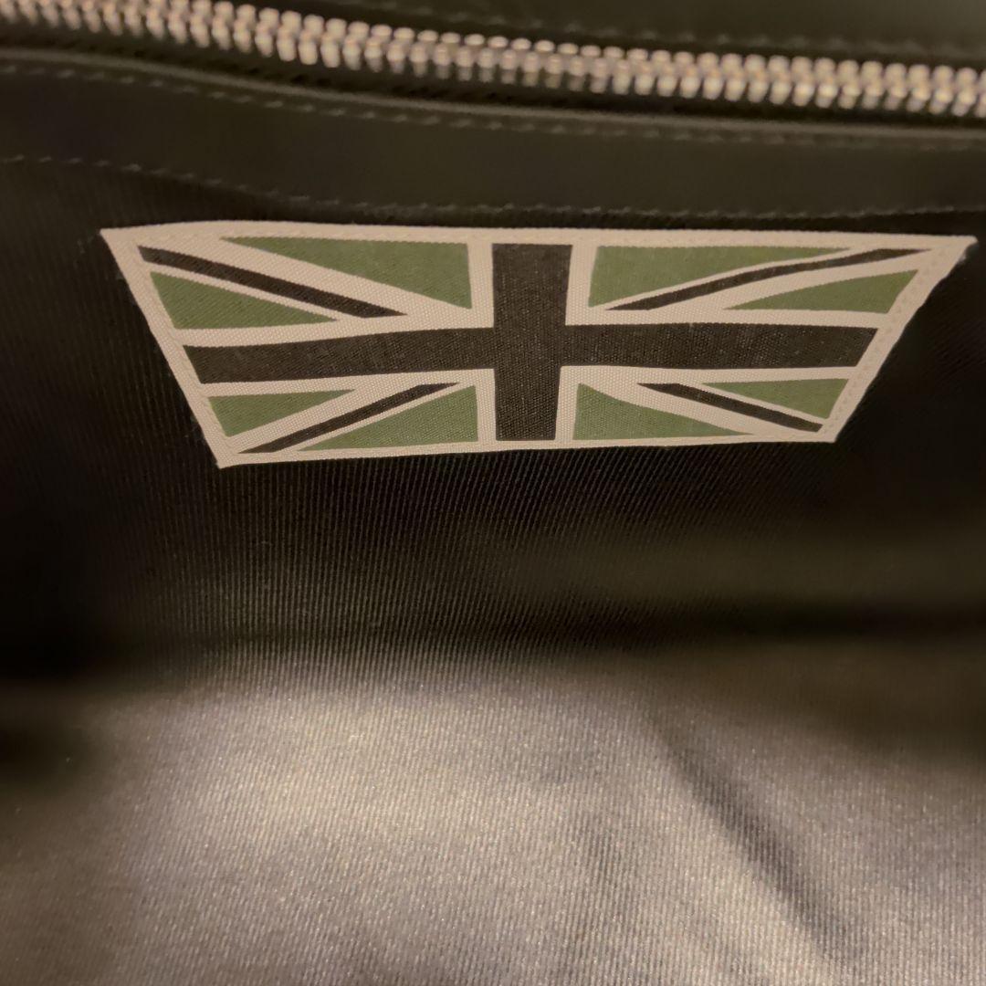 BENTLEY ブラックレザーボストンバッグ