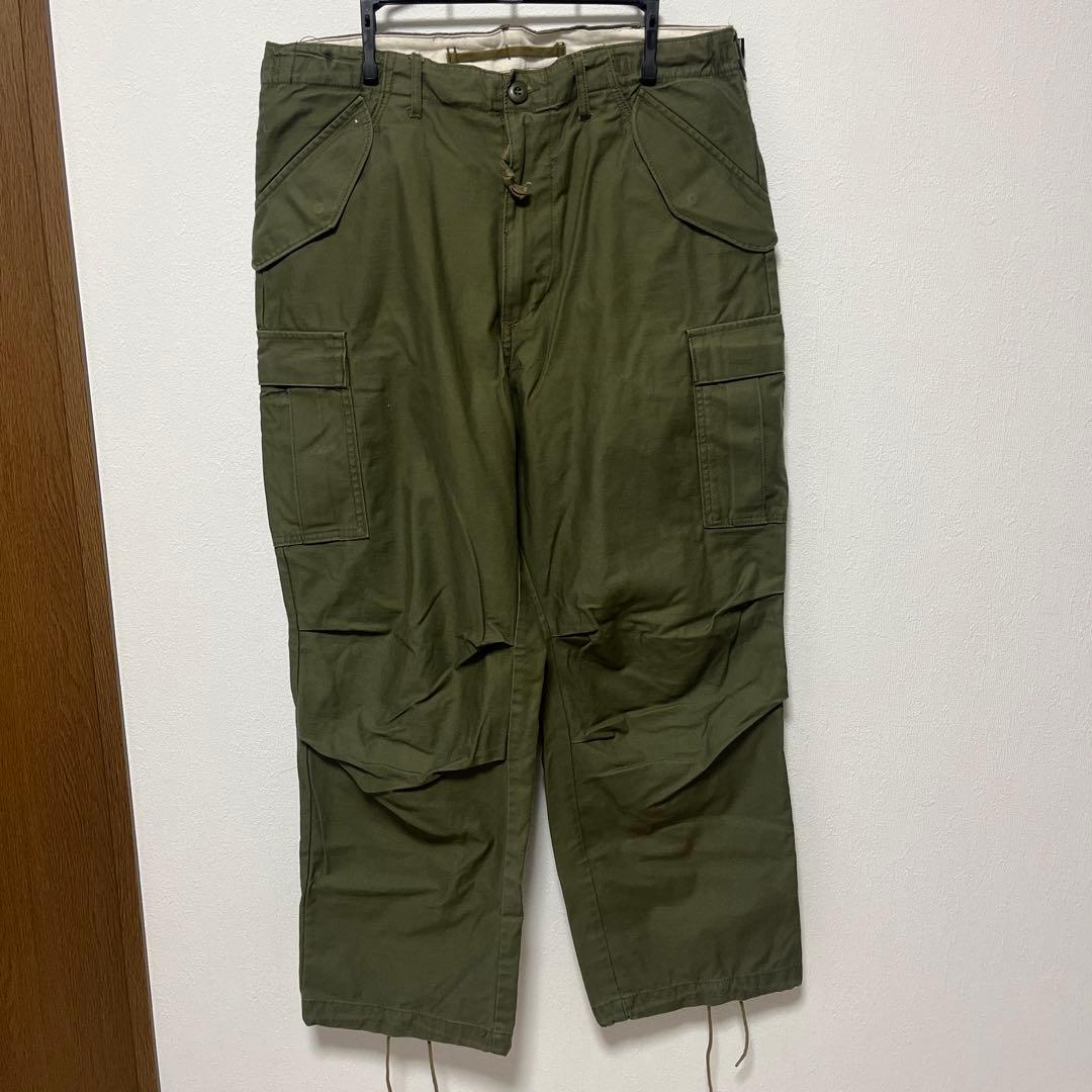 M65カーゴパンツ オリーブ色 4ポケット