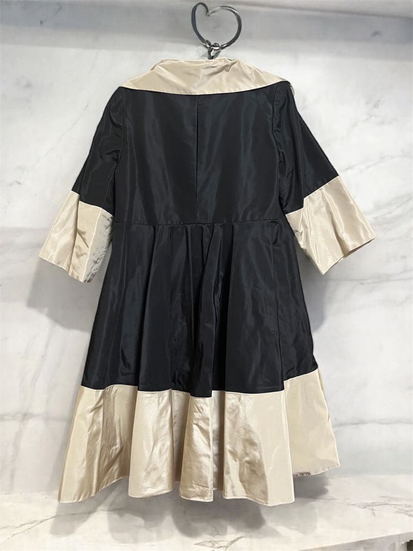 TOMASO Stefanelli トレンチコート 黒・ベージュ　イタリア製