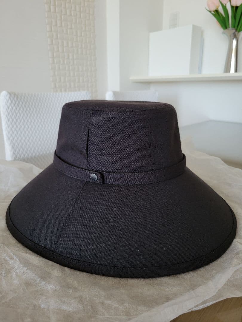 今期美品 サンバリア100 ウィンドハット ブラック Mサイズ