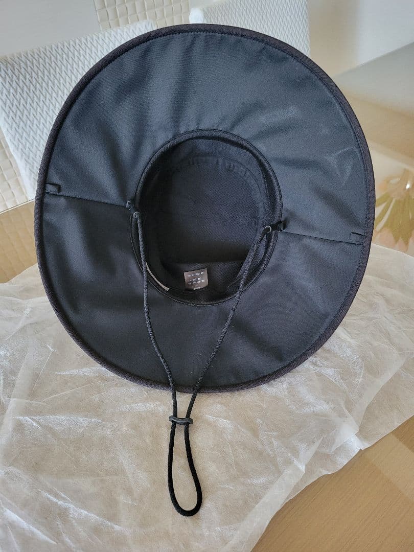 今期美品 サンバリア100 ウィンドハット ブラック Mサイズ