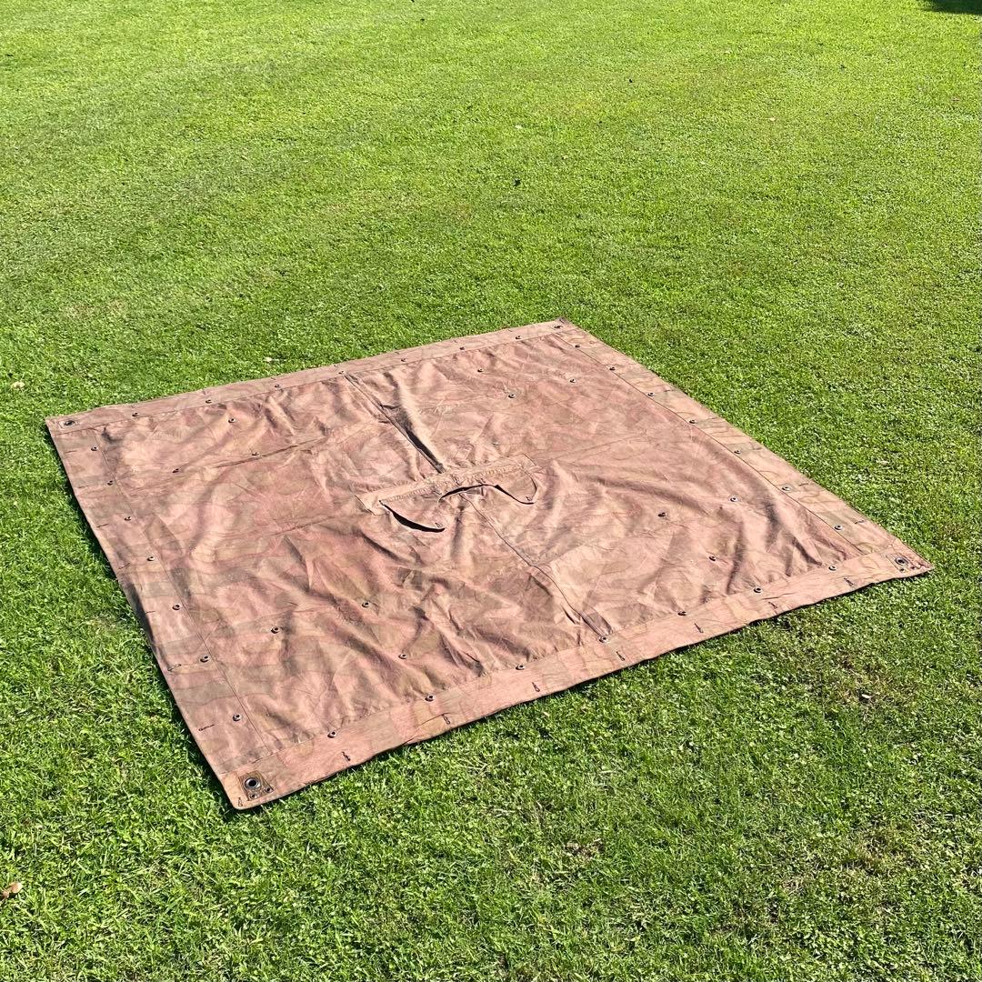 え*ち様 【レア】イタリア軍　軍幕　サンマルコ迷彩　2枚セット　ミリタリー　テン