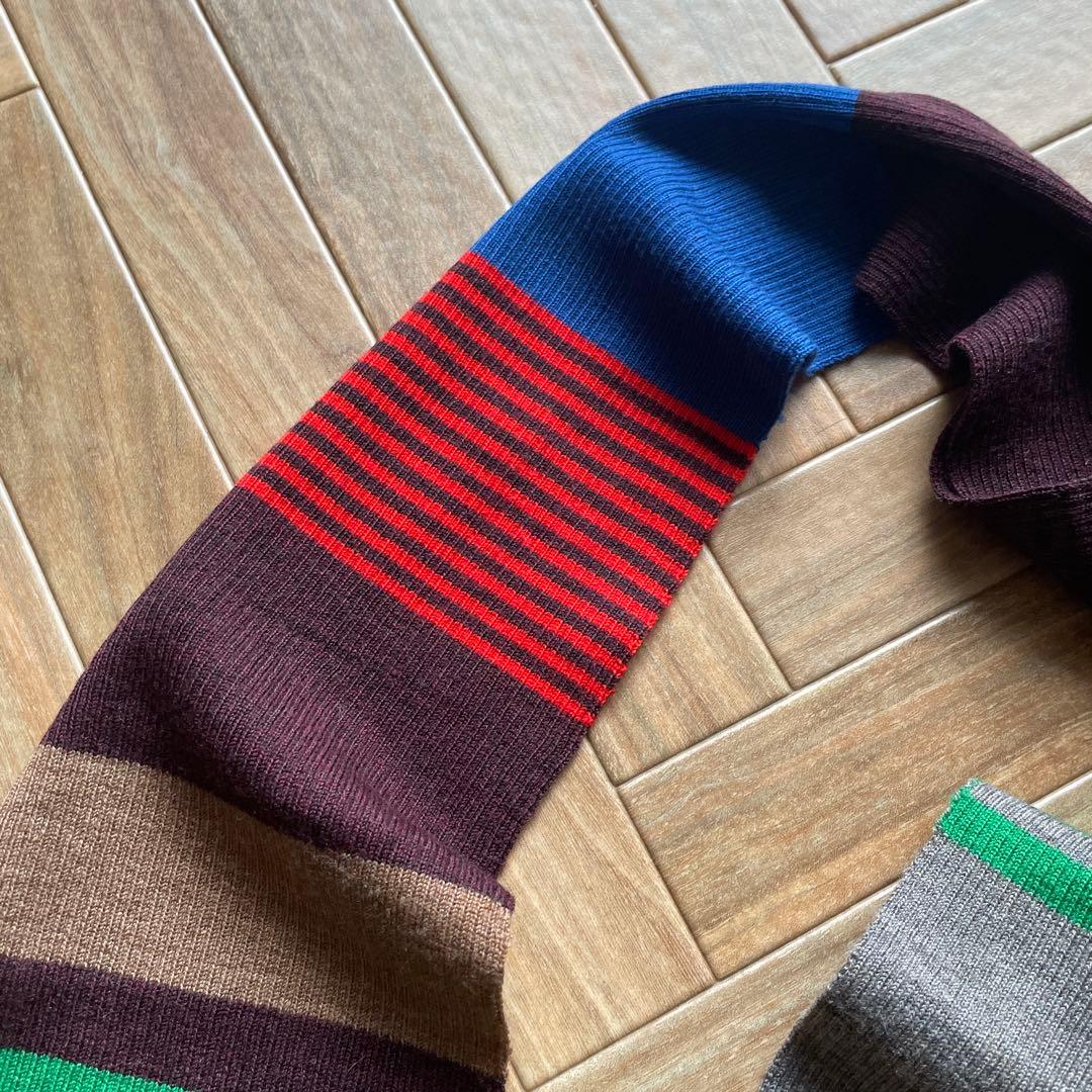 ジュンミカミ　マルチボーダーマフラー