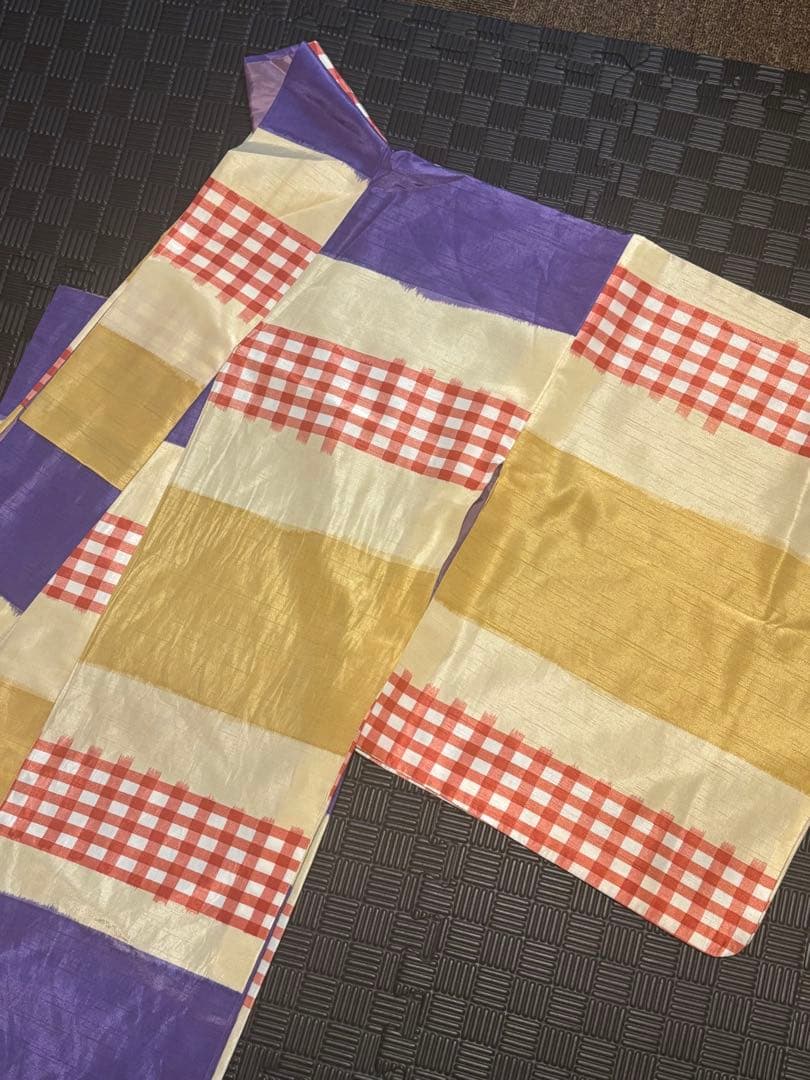 ふりふで購入 tsumori chisato チェック柄 紬