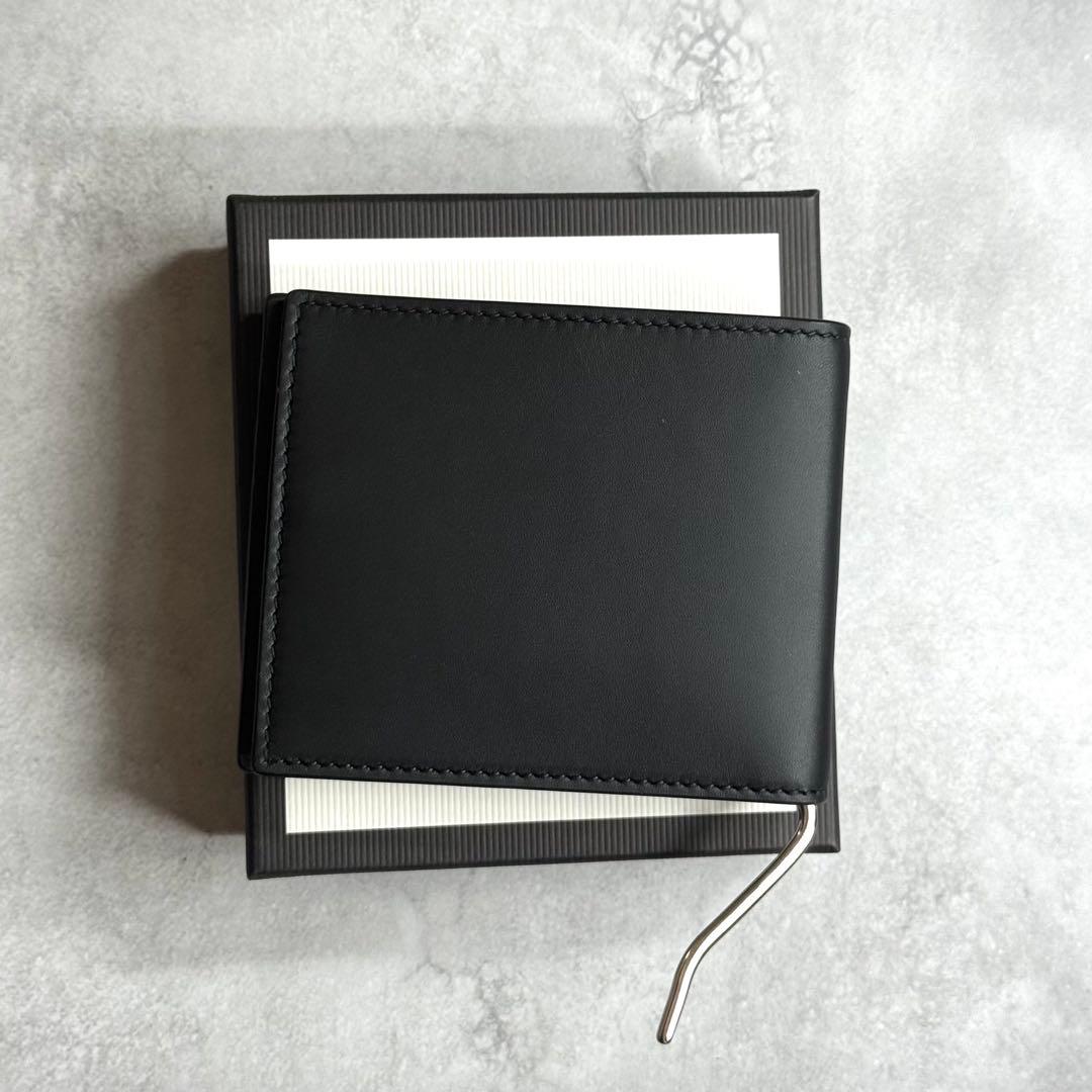 【希少/新品】 GUCCI グッチ / ビーアップリケマネークリップ ブラック