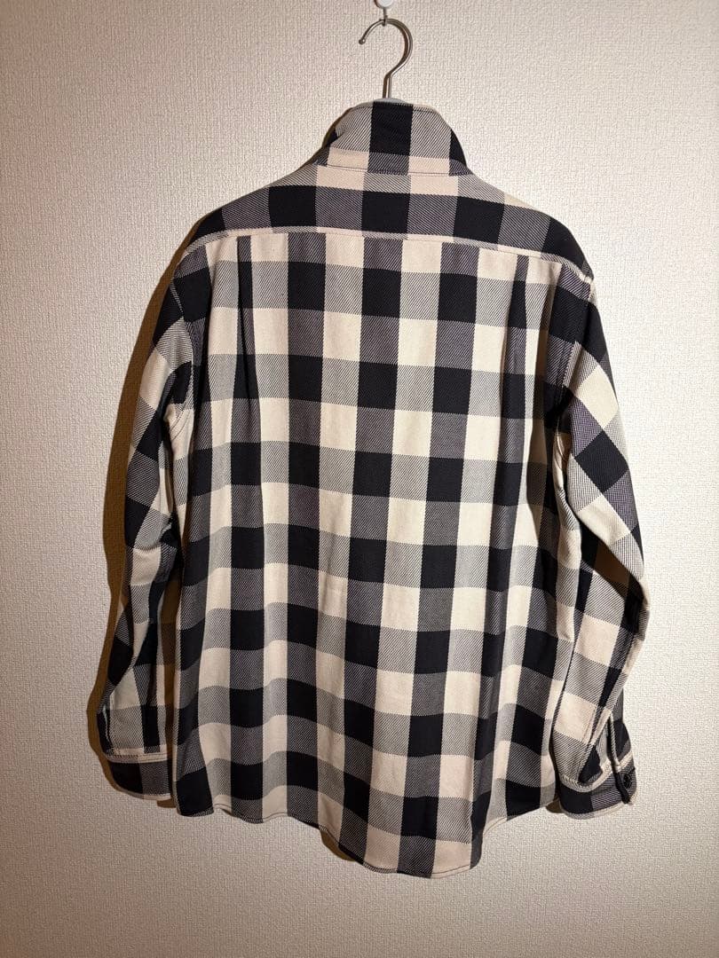 SASSAFRAS カバーオールシャツ　バッファローチェック