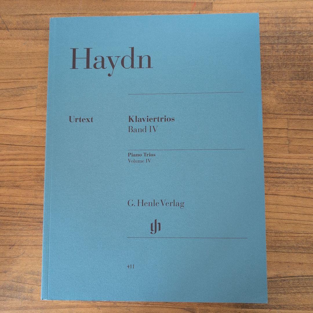 ハイドン 楽譜　ヘンレ版　三重奏曲　第4巻