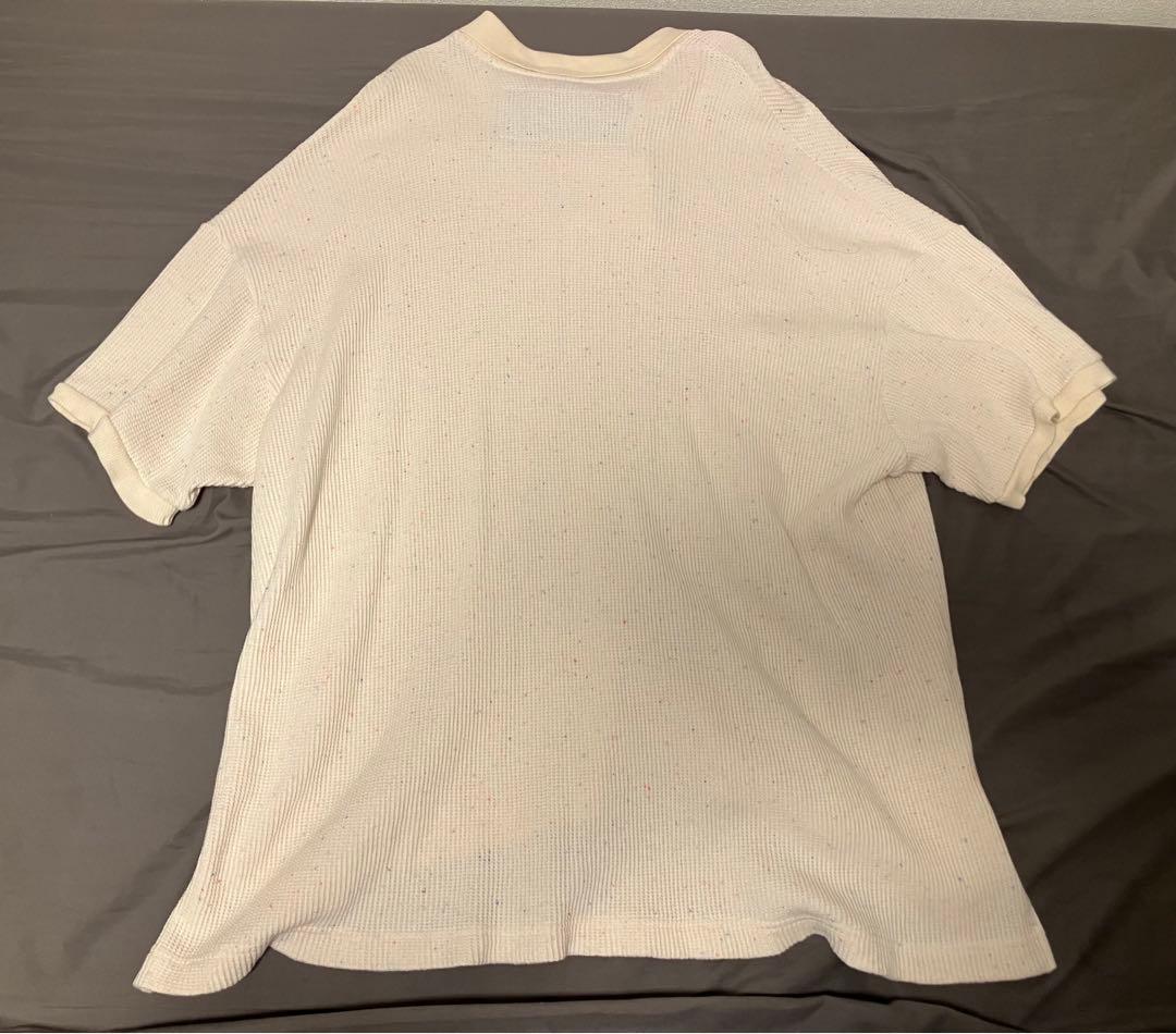 Dulcamara 24SS ワッフルSスリーブポロ　キナリ