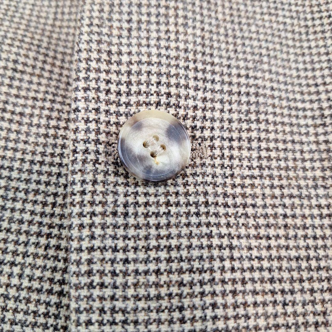 HUGO BOSS　ロロピアーナ　テーラードジャケット　千鳥格子　50