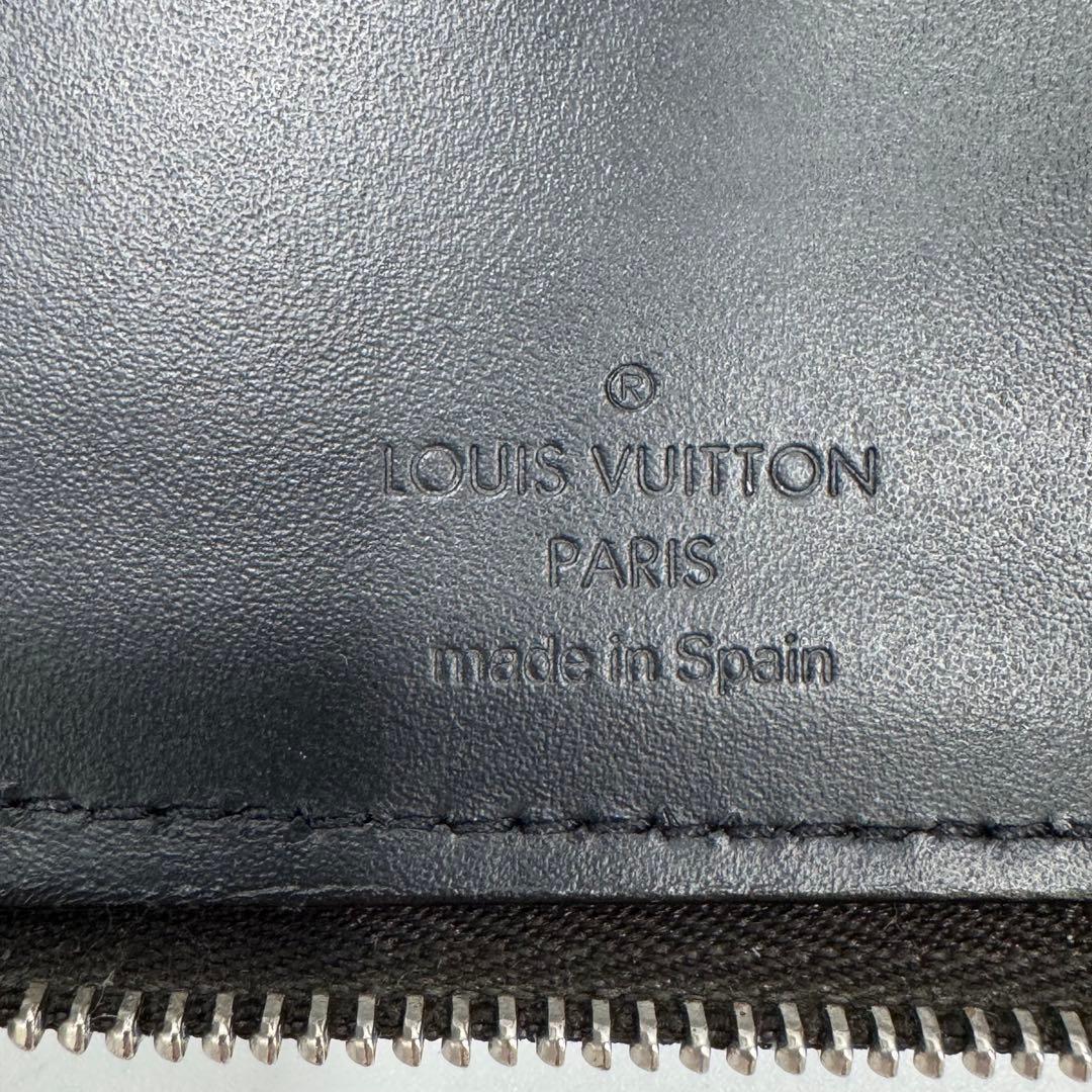 ルイヴィトン モノグラムグラセ ポルトビエ モネ レザー コンパクト財布 濃茶