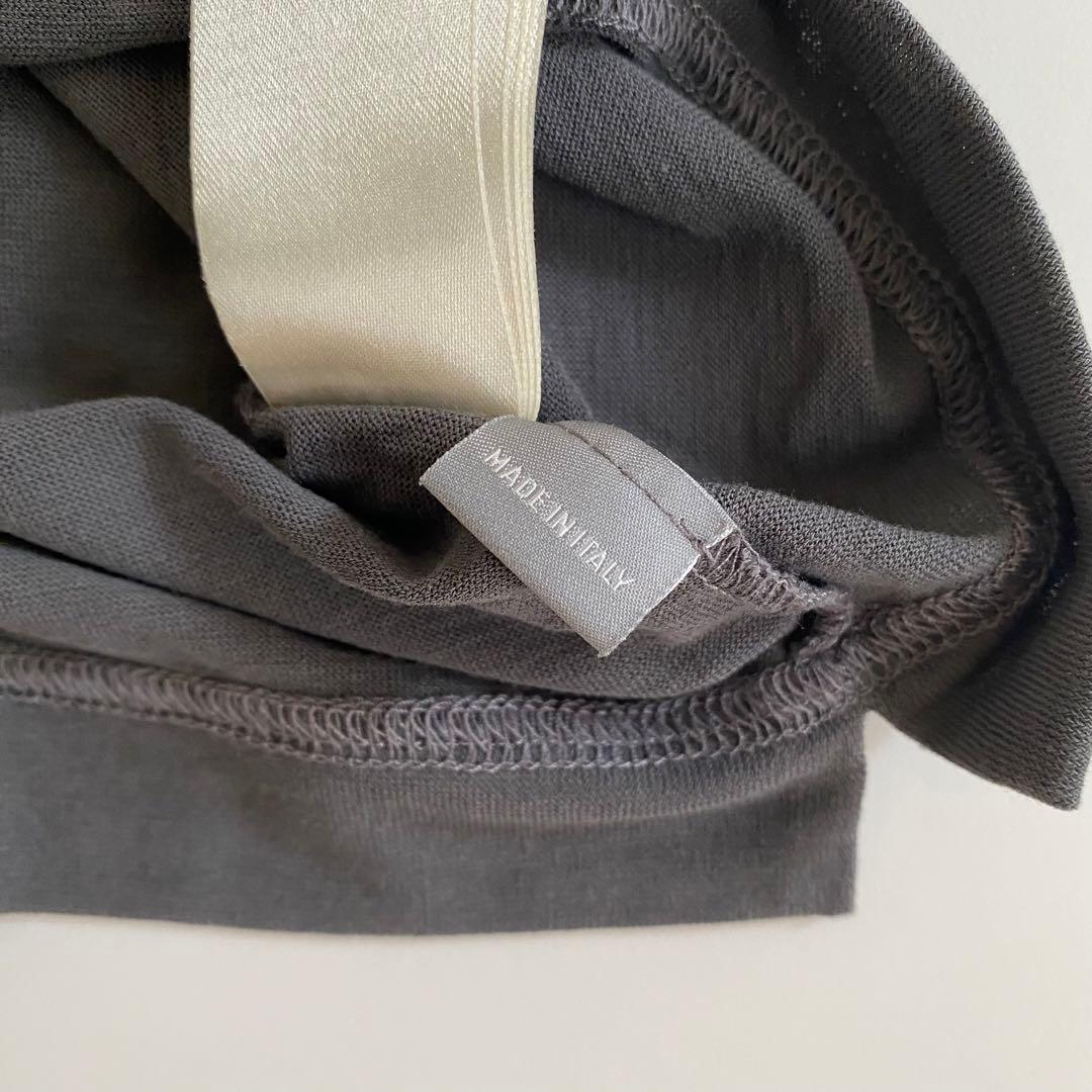 未使用 zanone アイスコットン ポロシャツ 46 グレー イタリア製