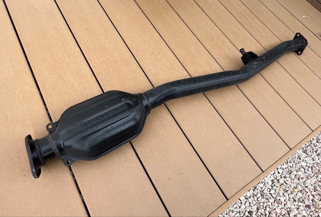 スバル　規制前　センターパイプ　純正　ストレート　良品