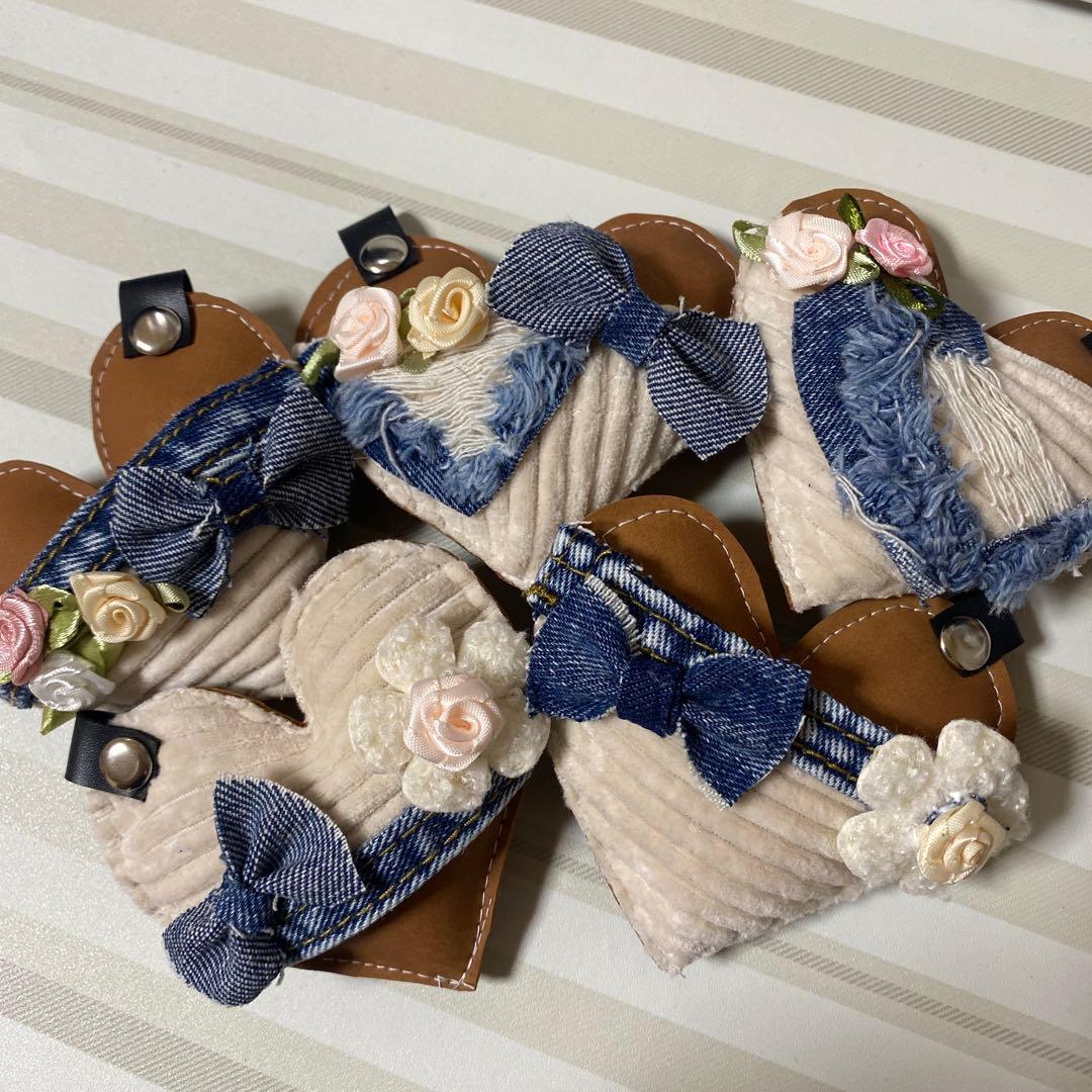 いちごパフェ★　デニムリメイクチャームお取り置き❷