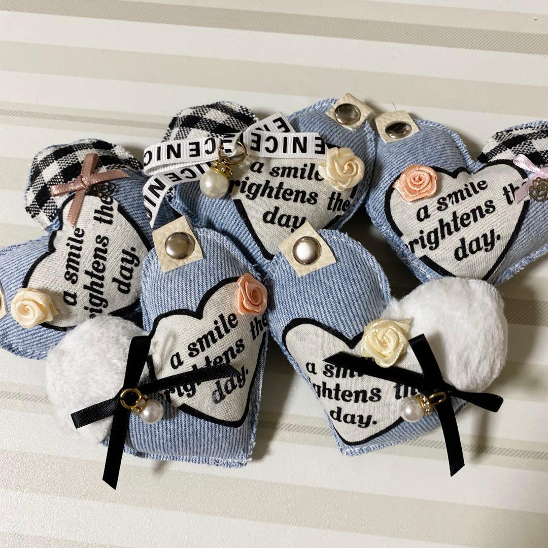 いちごパフェ★　デニムリメイクチャームお取り置き❷