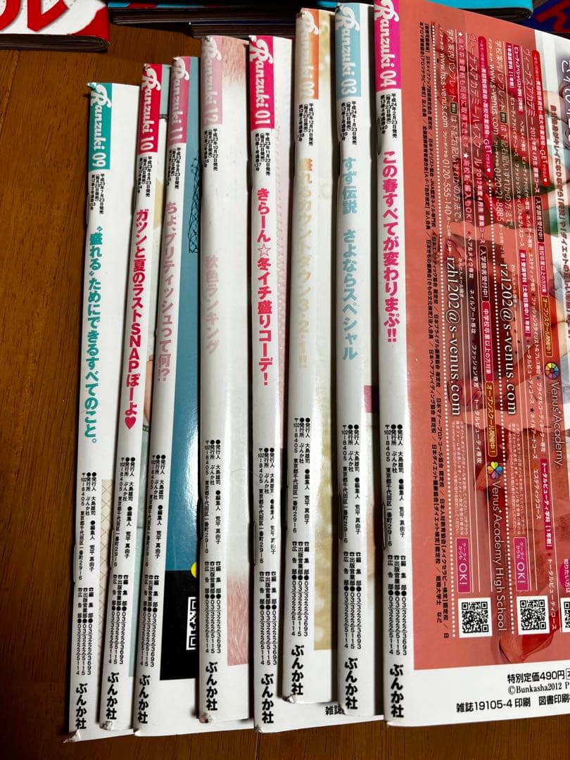 ranzuki 雑誌セット