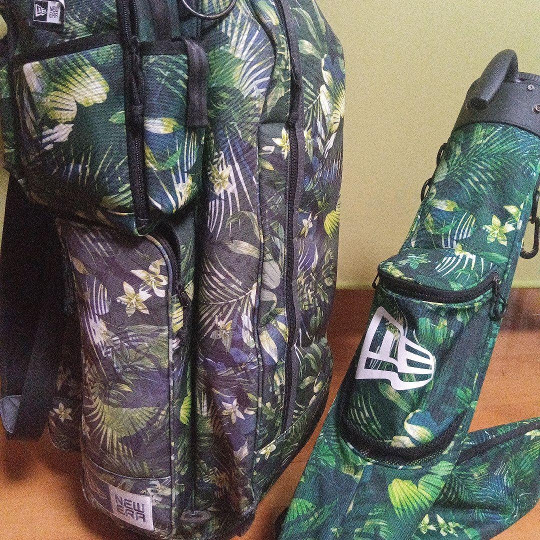 New Era ニューエラ　キャディバッグ ボタニカル　クラブスタンド２点セット