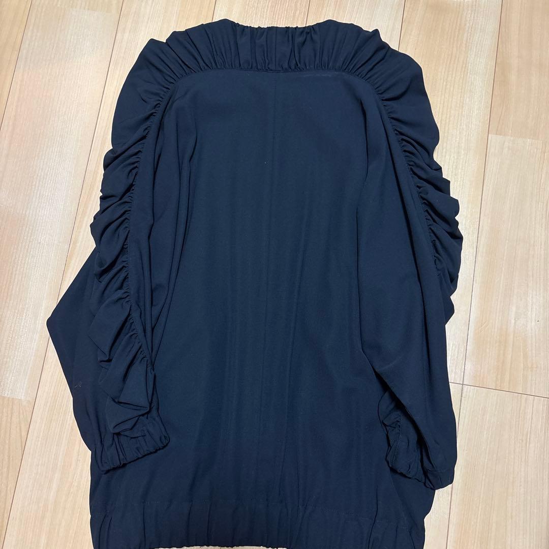 【週末限定SALE】LIMI Feu フリルノーカラージャケット