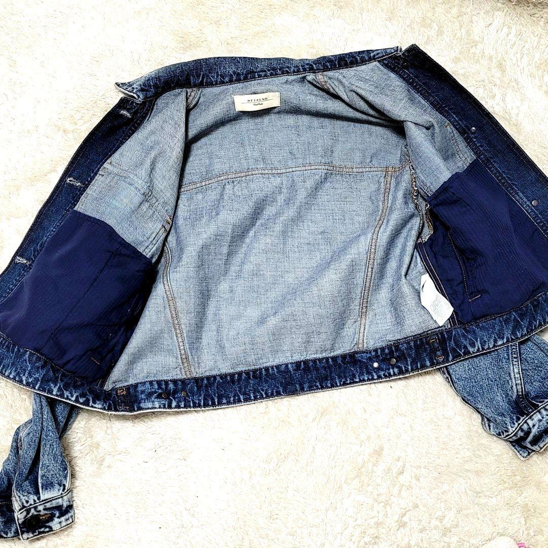 美品 WEEKEND MAX MARA デニムジャケット ショート丈 短丈