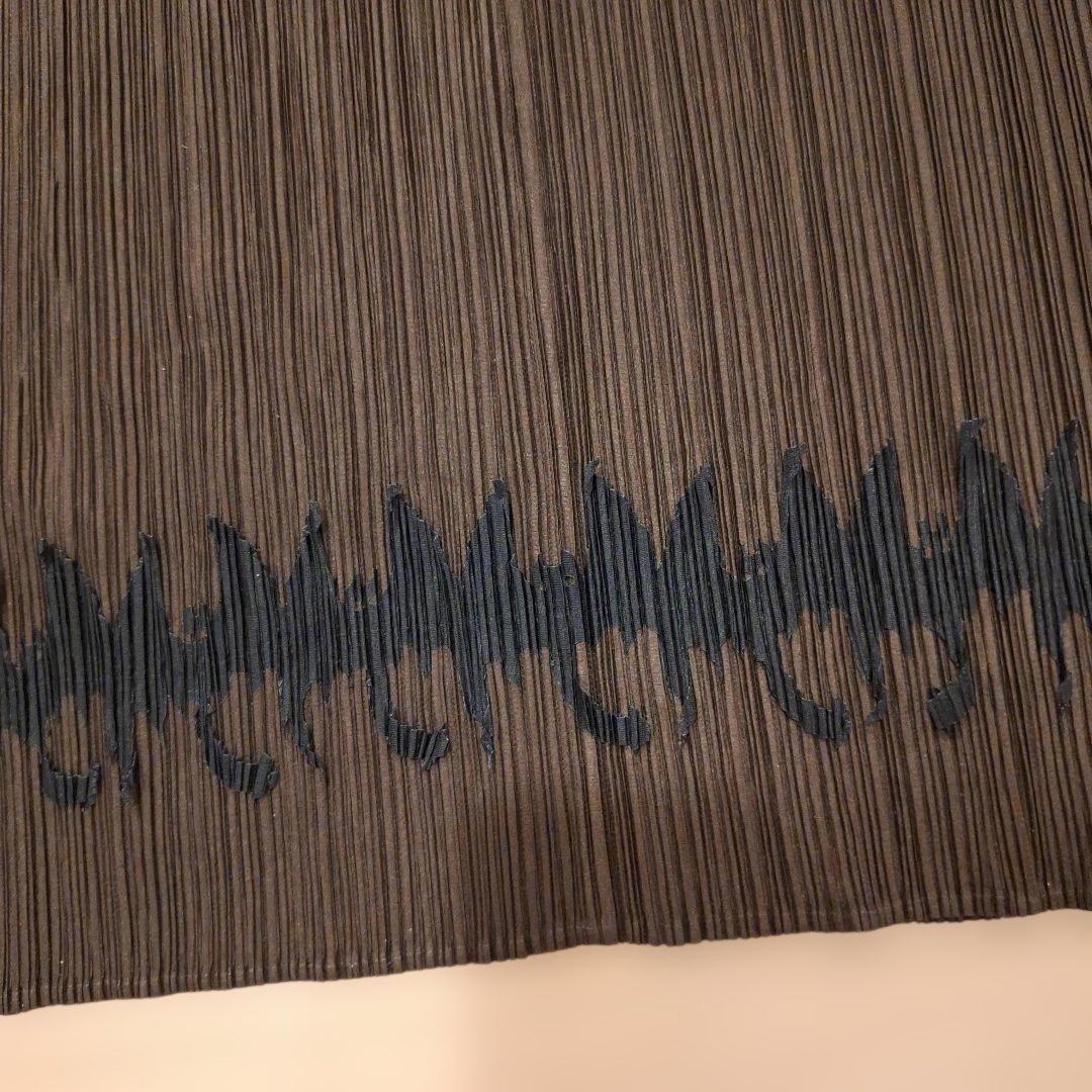 PLEATS PLEASE ブラウンワンピース