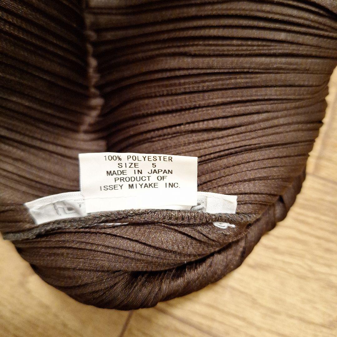 PLEATS PLEASE ブラウンワンピース