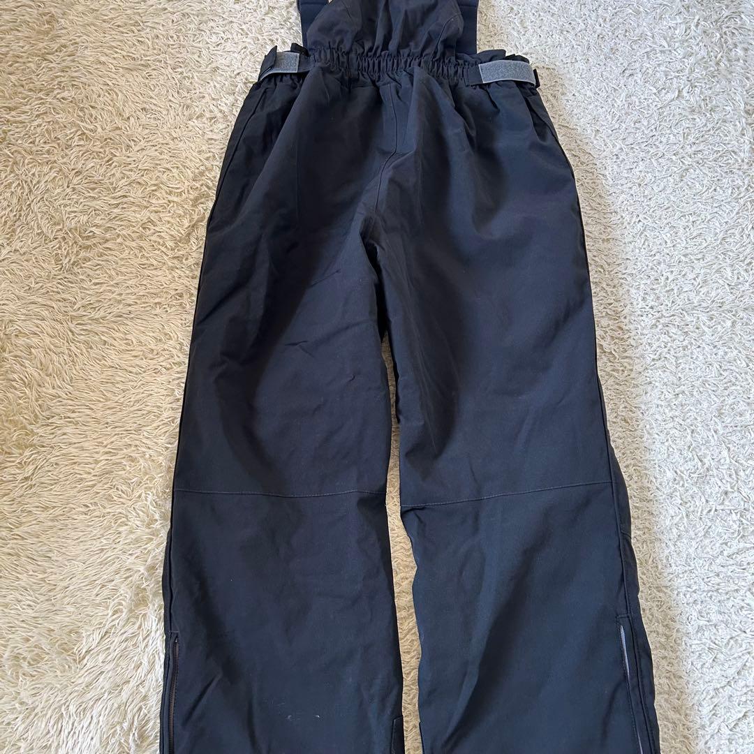 デサント❣️スキーウエア 中綿パンツ サスペンダー付き　 黒 スキーパンツ　撥水