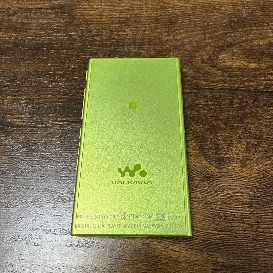 SONY NW-A35シリーズ ライムイエロー 16GB