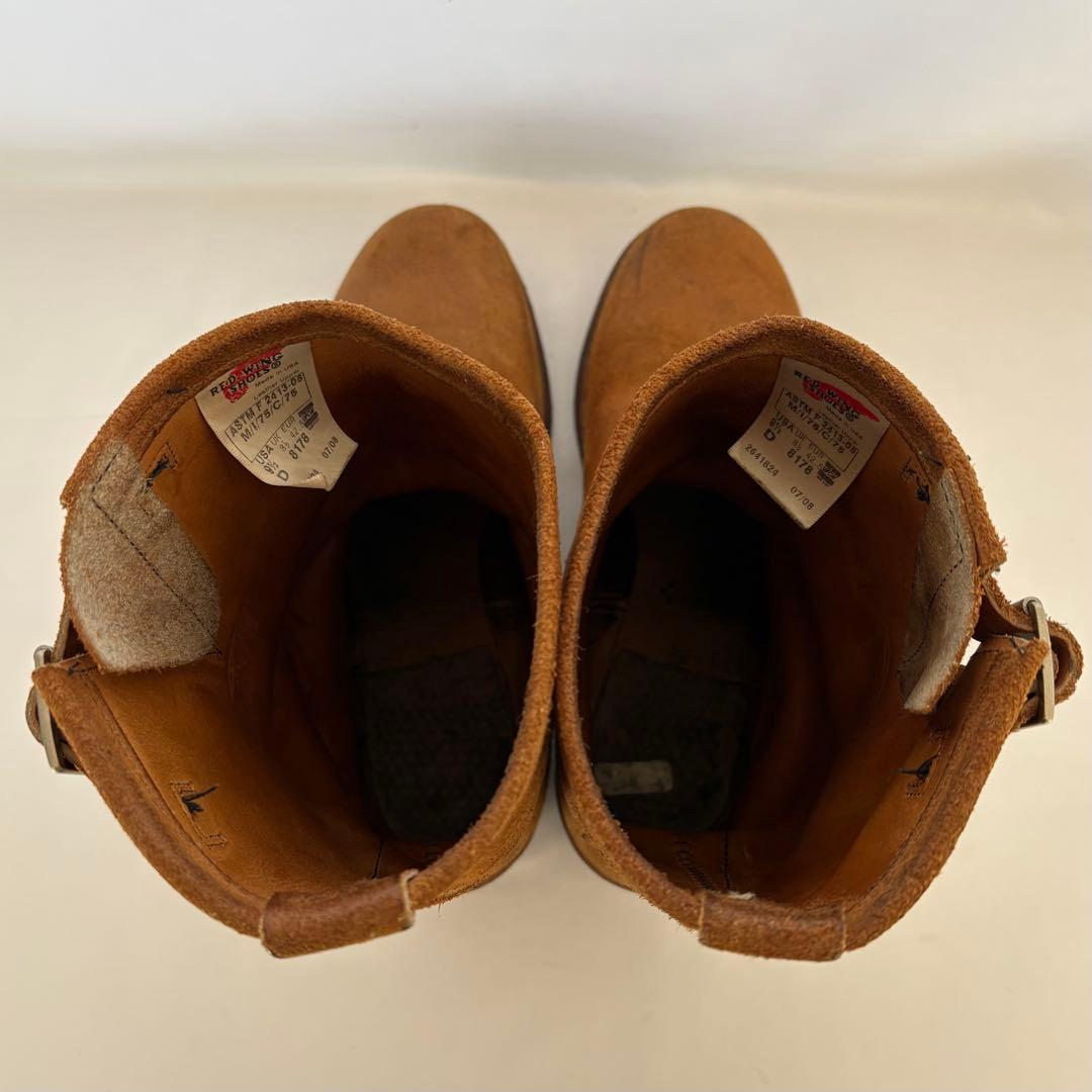 廃盤 RED WING レッドウィング 8178 スウェード エンジニアブーツ