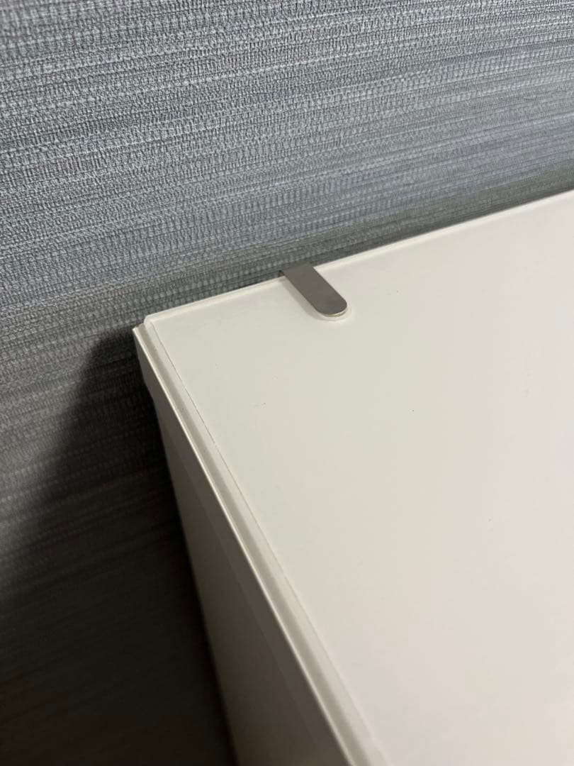 【とら】ホワイト 6引き出しチェスト 160cm ガラストップ