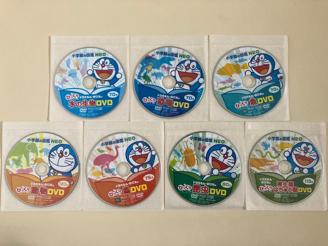 小学館の図鑑 NEO DVD 7枚