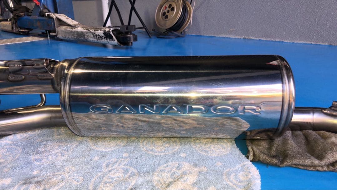 インプレッサGT2 FB20用ガナドール　マフラー　左右2本出し　中古