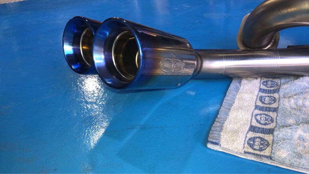 インプレッサGT2 FB20用ガナドール　マフラー　左右2本出し　中古