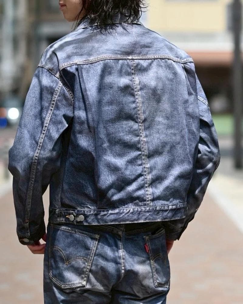 25SS eye JUNYA WATANABE MAN デニム転写ジャケットXL