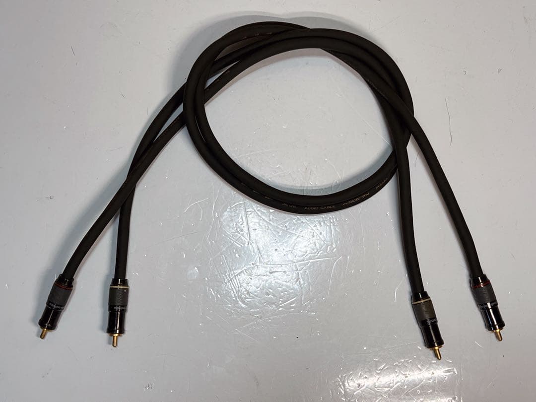 オーディオテクニカAT6A66/1mPCOCC+7Nペア RCAピンケーブル2本
