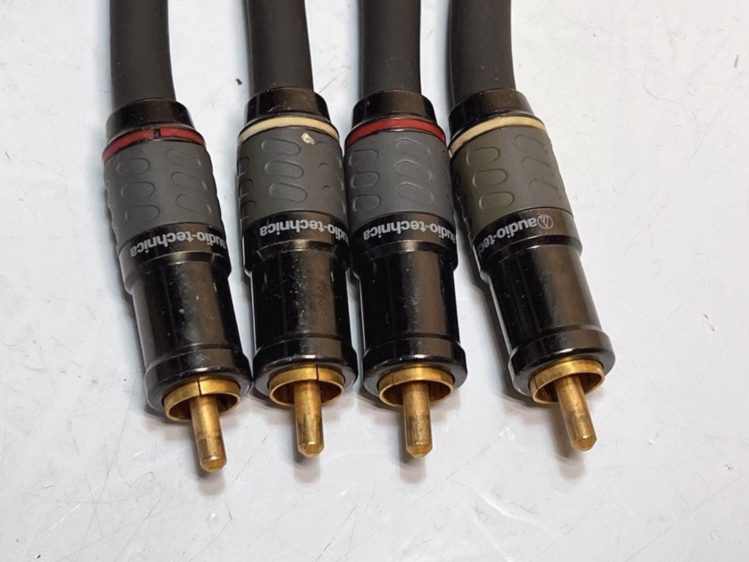 オーディオテクニカAT6A66/1mPCOCC+7Nペア RCAピンケーブル2本