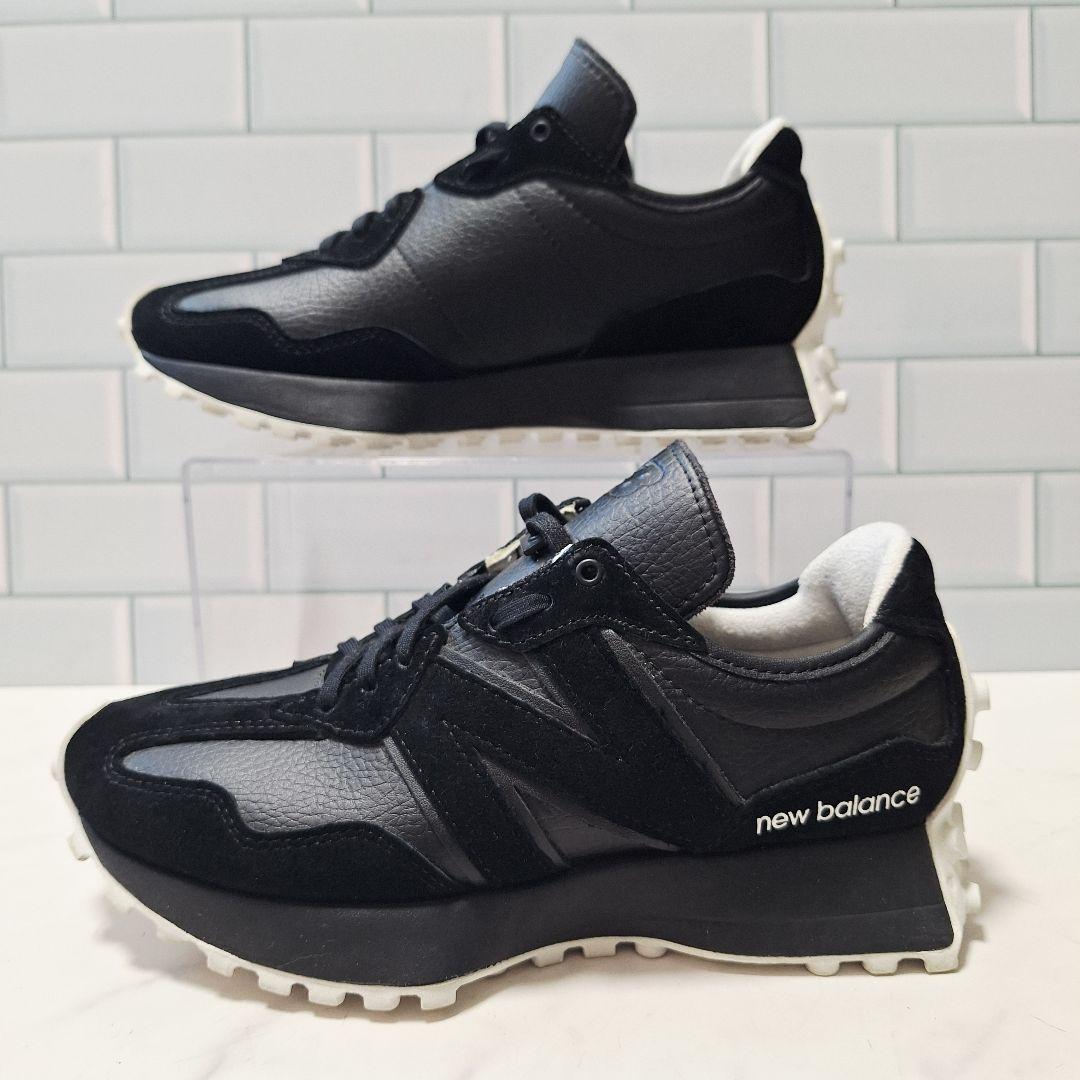 【良品】 NEW BALANCE コラボ スニーカー 23.5 WS327 黒