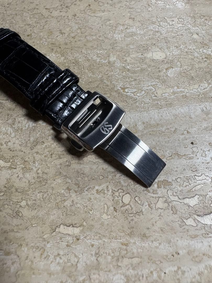 グランドセイコー Dバックル クロコダイルベルト 20-18 SS