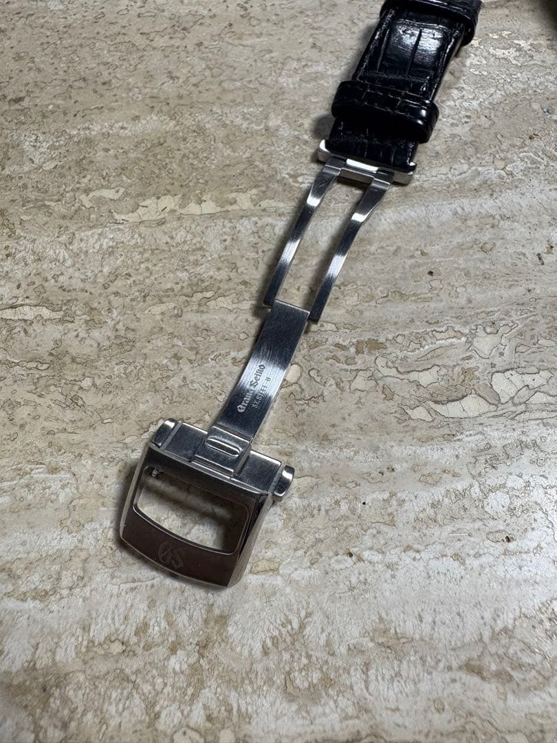 グランドセイコー Dバックル クロコダイルベルト 20-18 SS