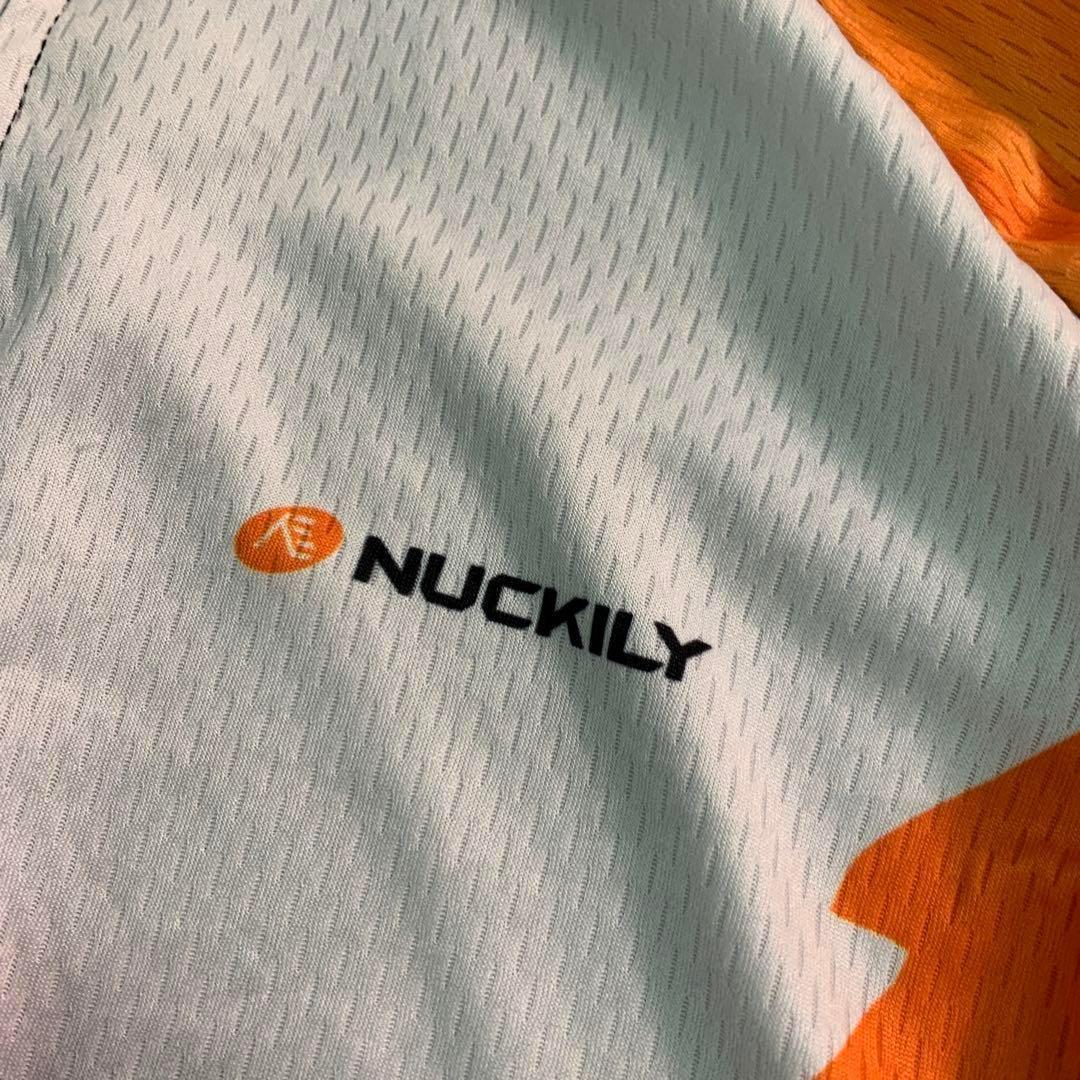 【NUCKILY】サイクルジャージ ゲームシャツ スポーツ古着usedTSM11