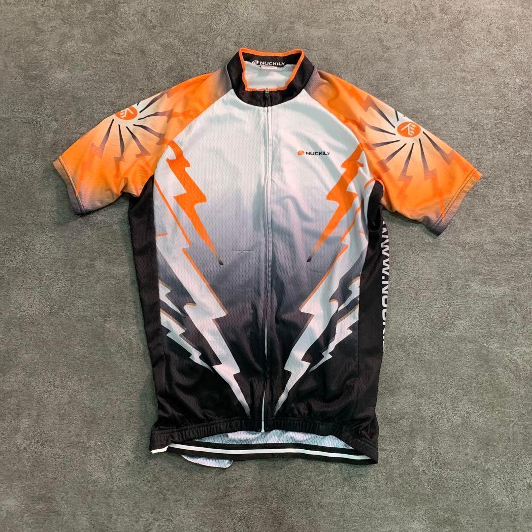 【NUCKILY】サイクルジャージ ゲームシャツ スポーツ古着usedTSM11