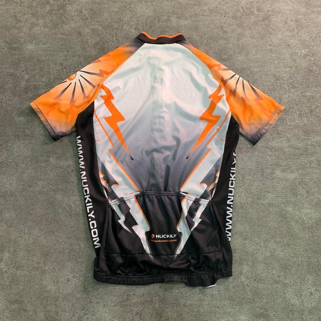 【NUCKILY】サイクルジャージ ゲームシャツ スポーツ古着usedTSM11