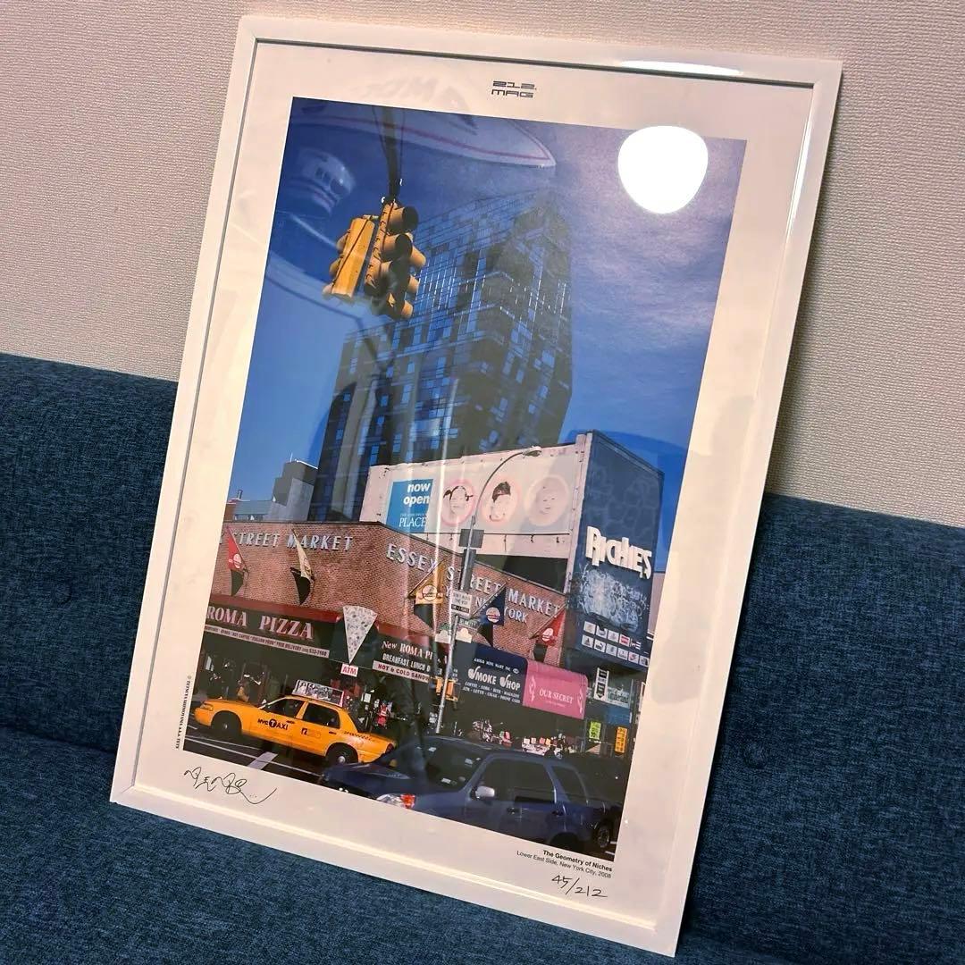 212枚限定 212mag Ｂ2サイズ　ポスター　額縁付き　ニューヨーク　NYC
