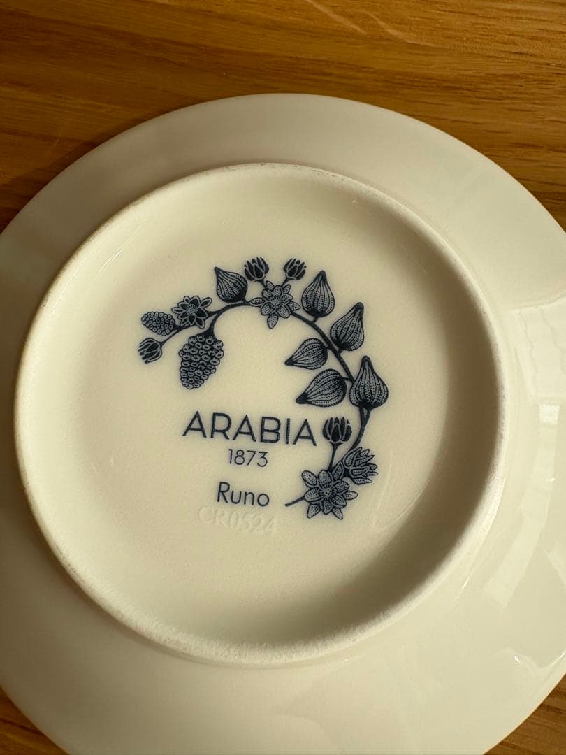 ARABIA Runo フロストベリー　 11.5プレート　4枚